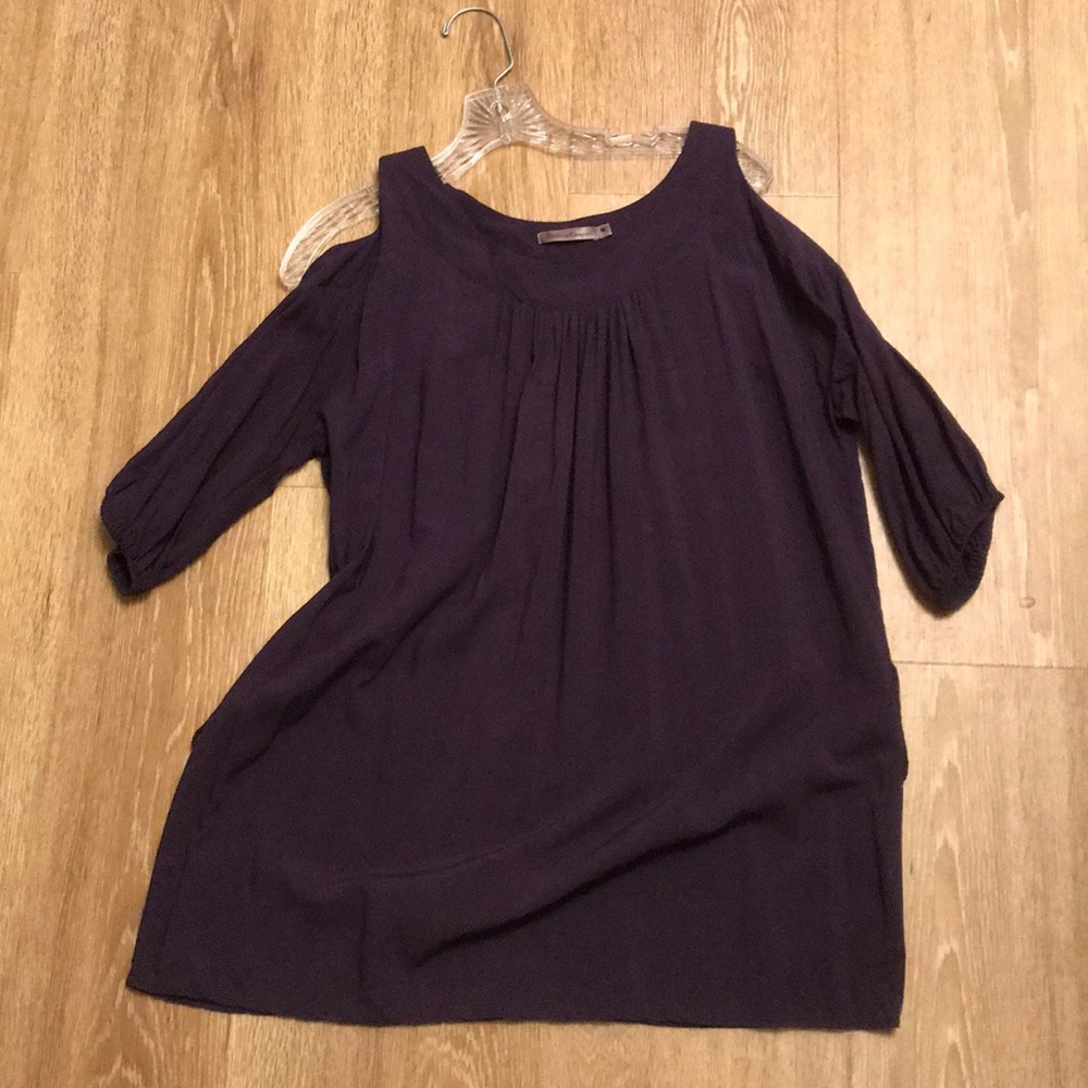 Cold shoulder tunic